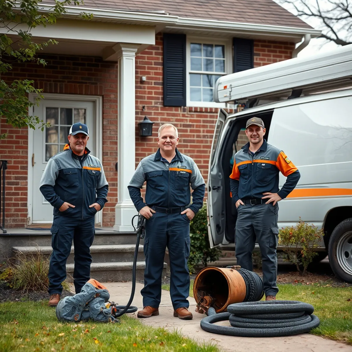 Camera inspection of an old clay sewer lateral pipe in a historic Mount Clemens, Michigan home before purchase
