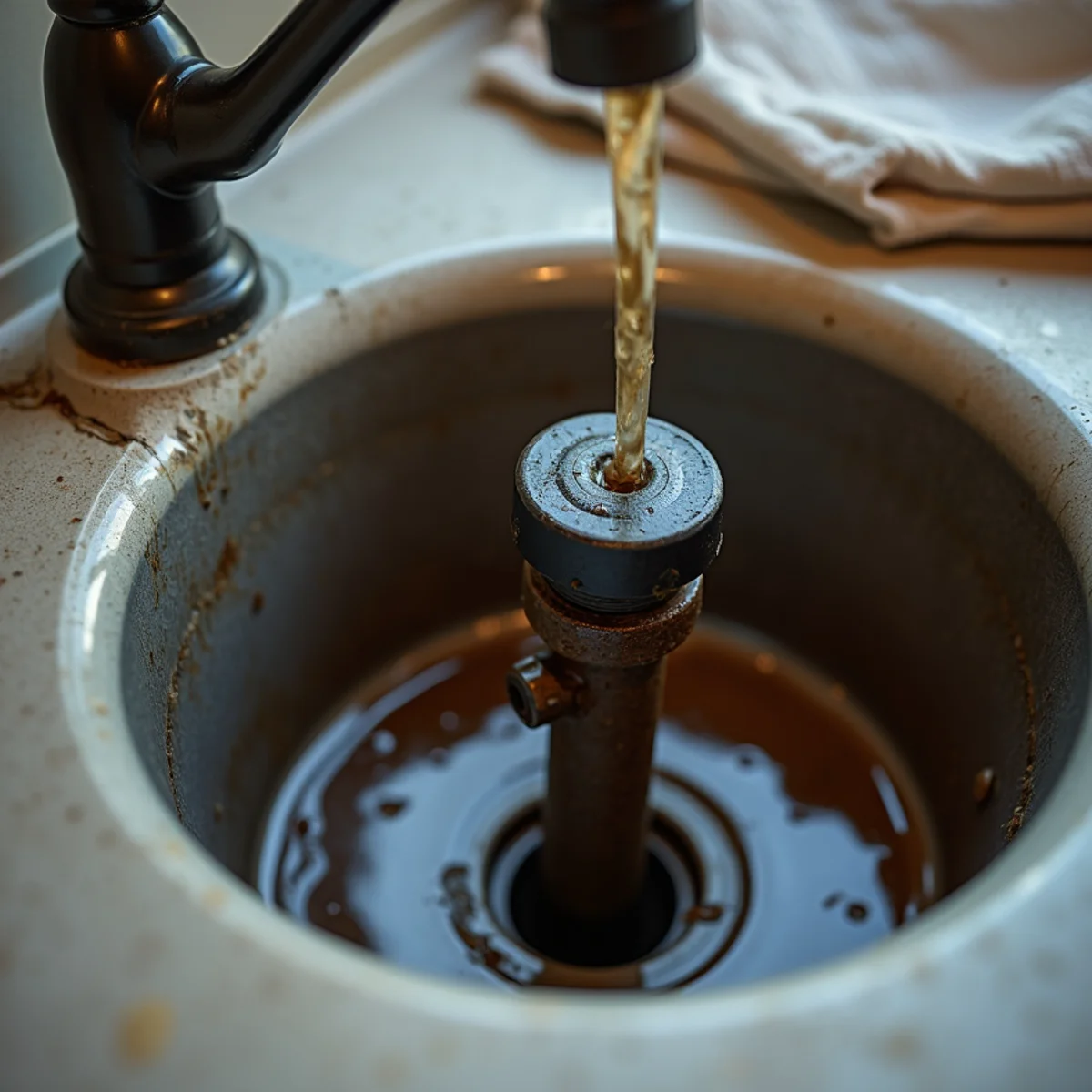 Drain Camera Inspection in progress at a Sterling Heights, MI property