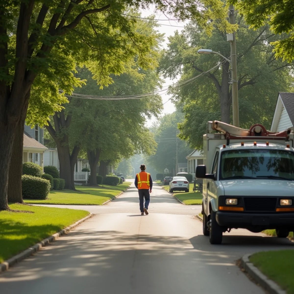 Residential street in Armada, MI where we provide sewer camera inspection