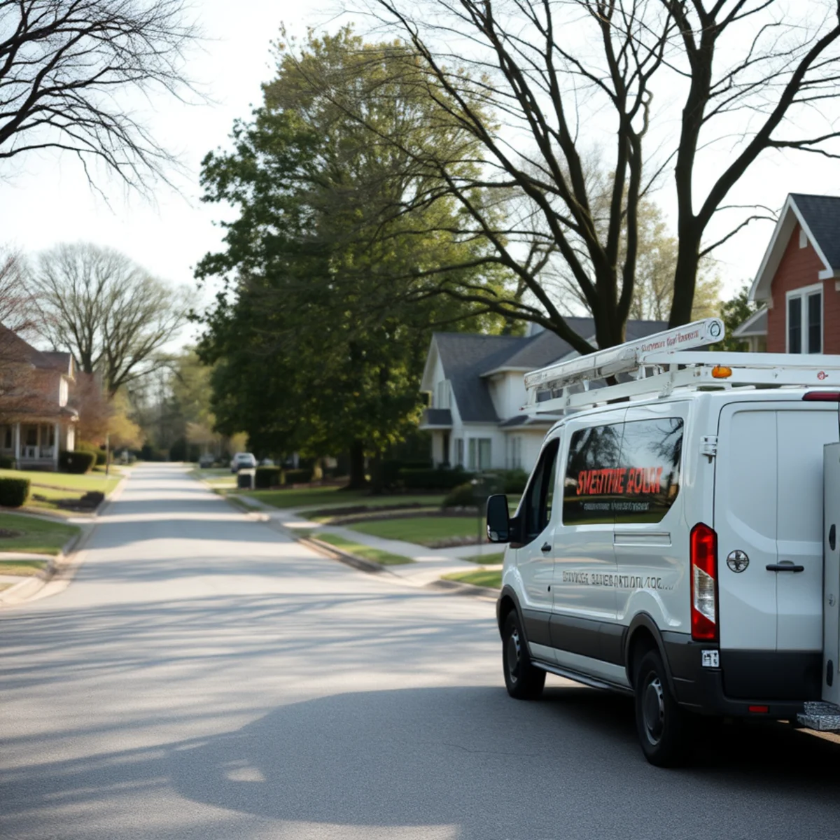 Residential street in Bloomfield Hills, MI where we provide sewer camera inspection