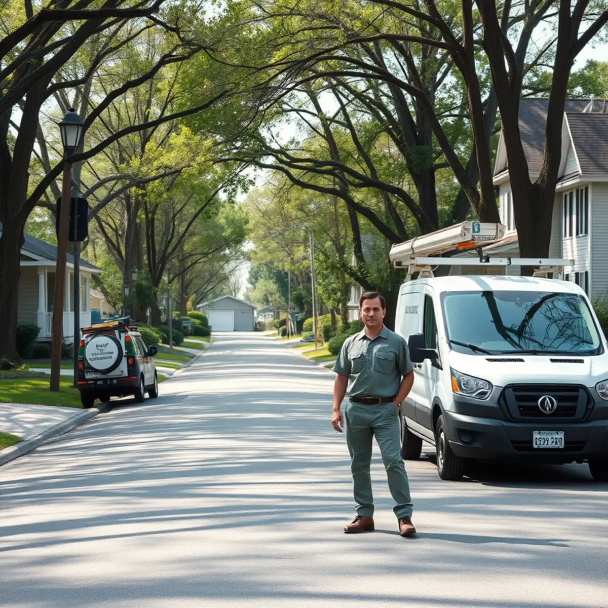 Residential street in Bloomfield Township, MI where we provide sewer camera inspection