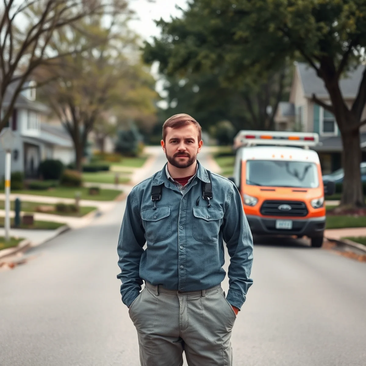 Residential street in Brighton, MI where we provide sewer camera inspection
