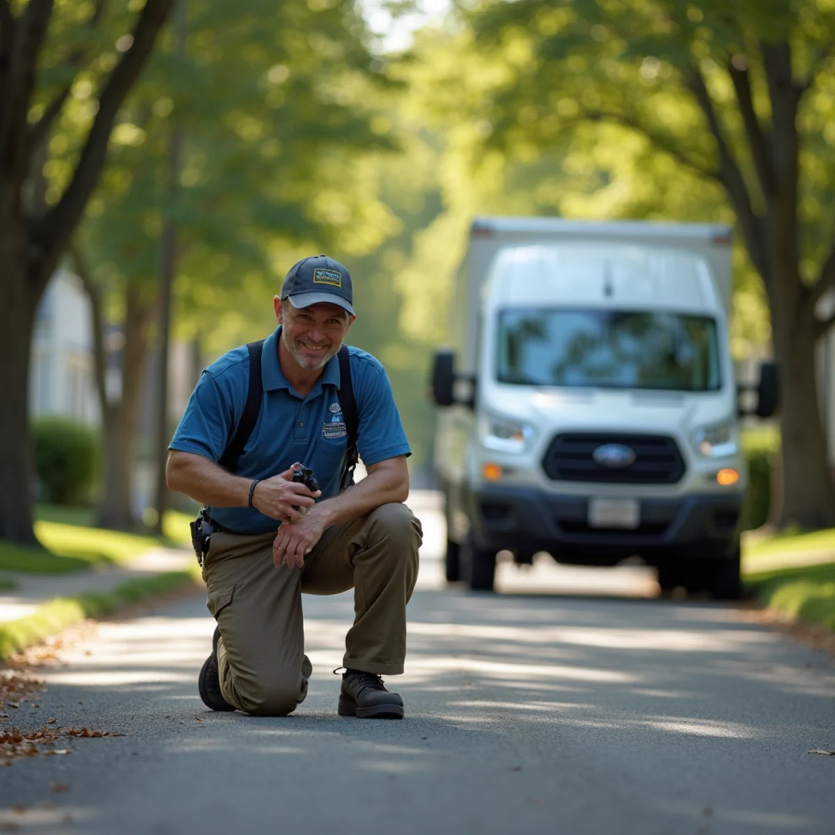 Residential street in Center Line, MI where we provide sewer camera inspection