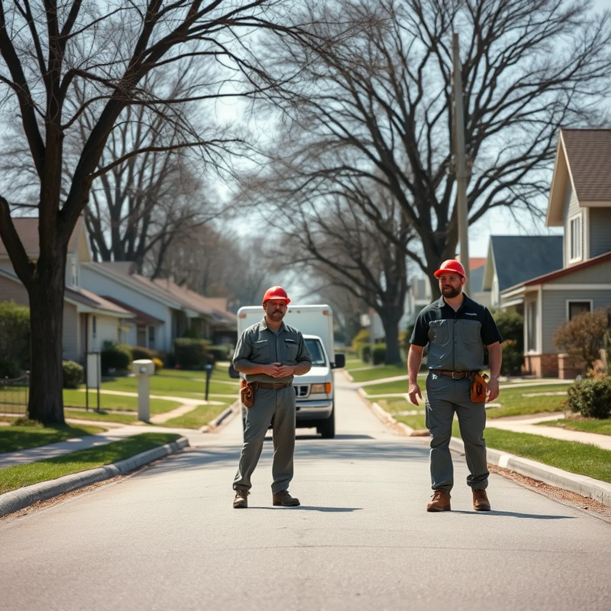 Residential street in Davison, MI where we provide sewer camera inspection