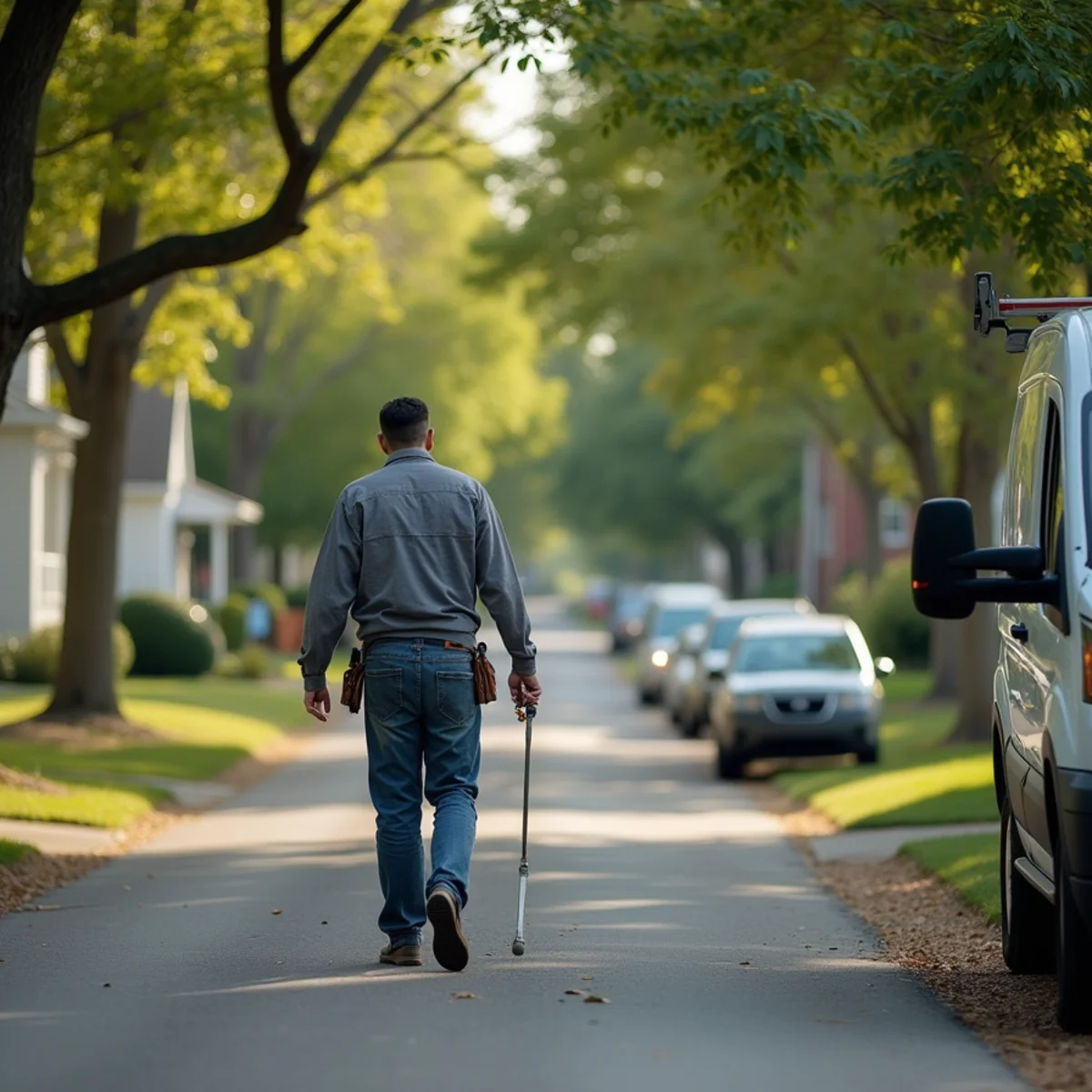 Residential street in Fraser, MI where we provide sewer camera inspection