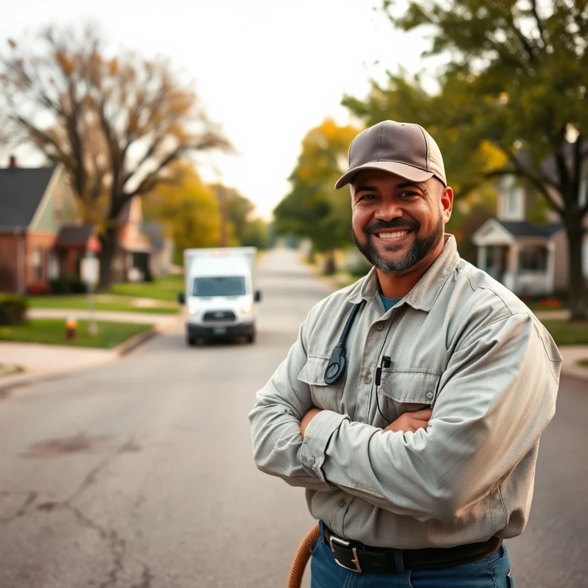 Residential street in Lapeer, MI where we provide sewer camera inspection