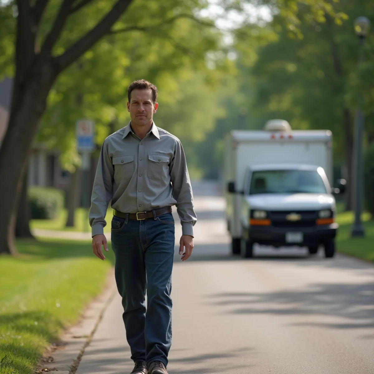 Residential street in Macomb County, MI where we provide sewer camera inspection