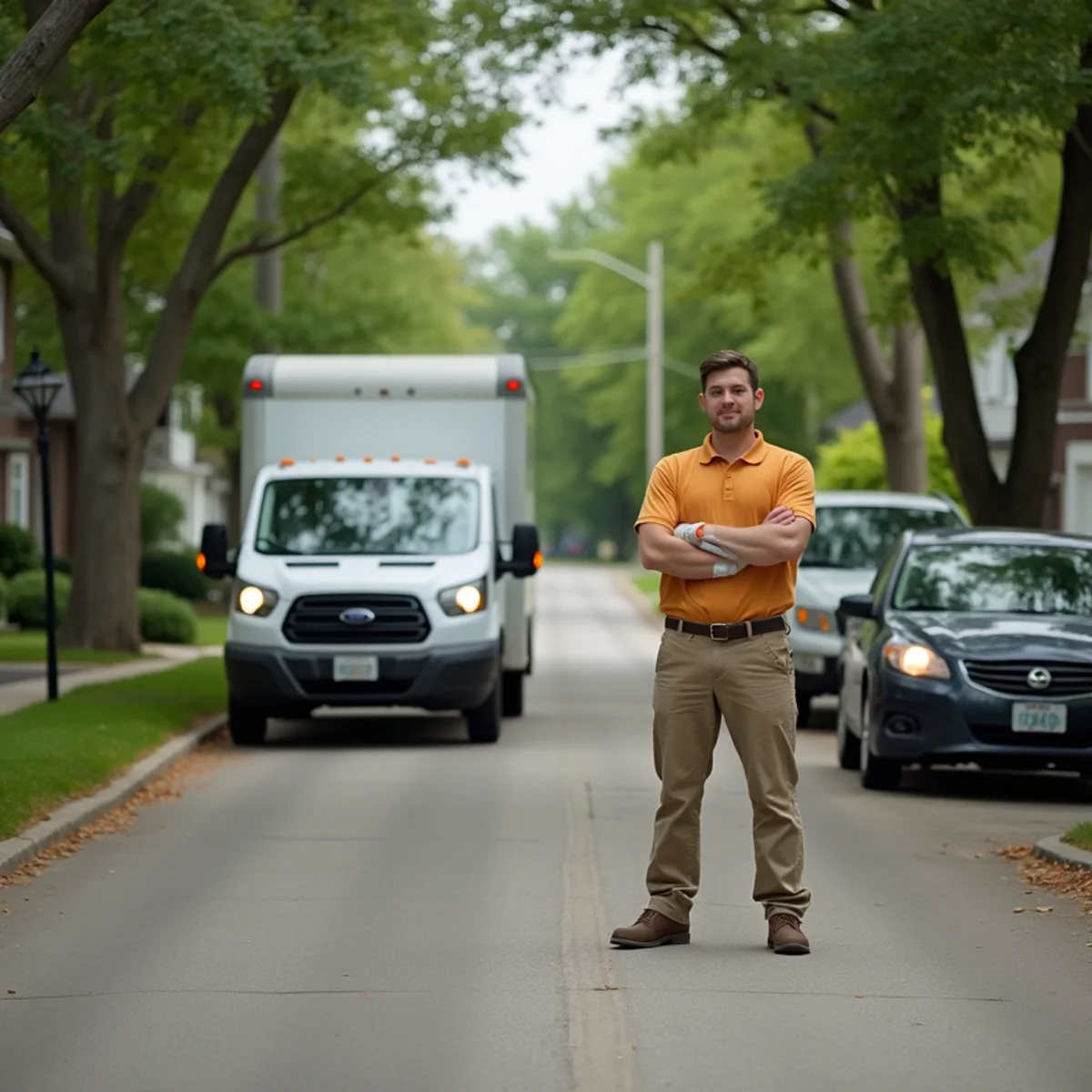 Residential street in Mount Clemens, MI where we provide sewer camera inspection