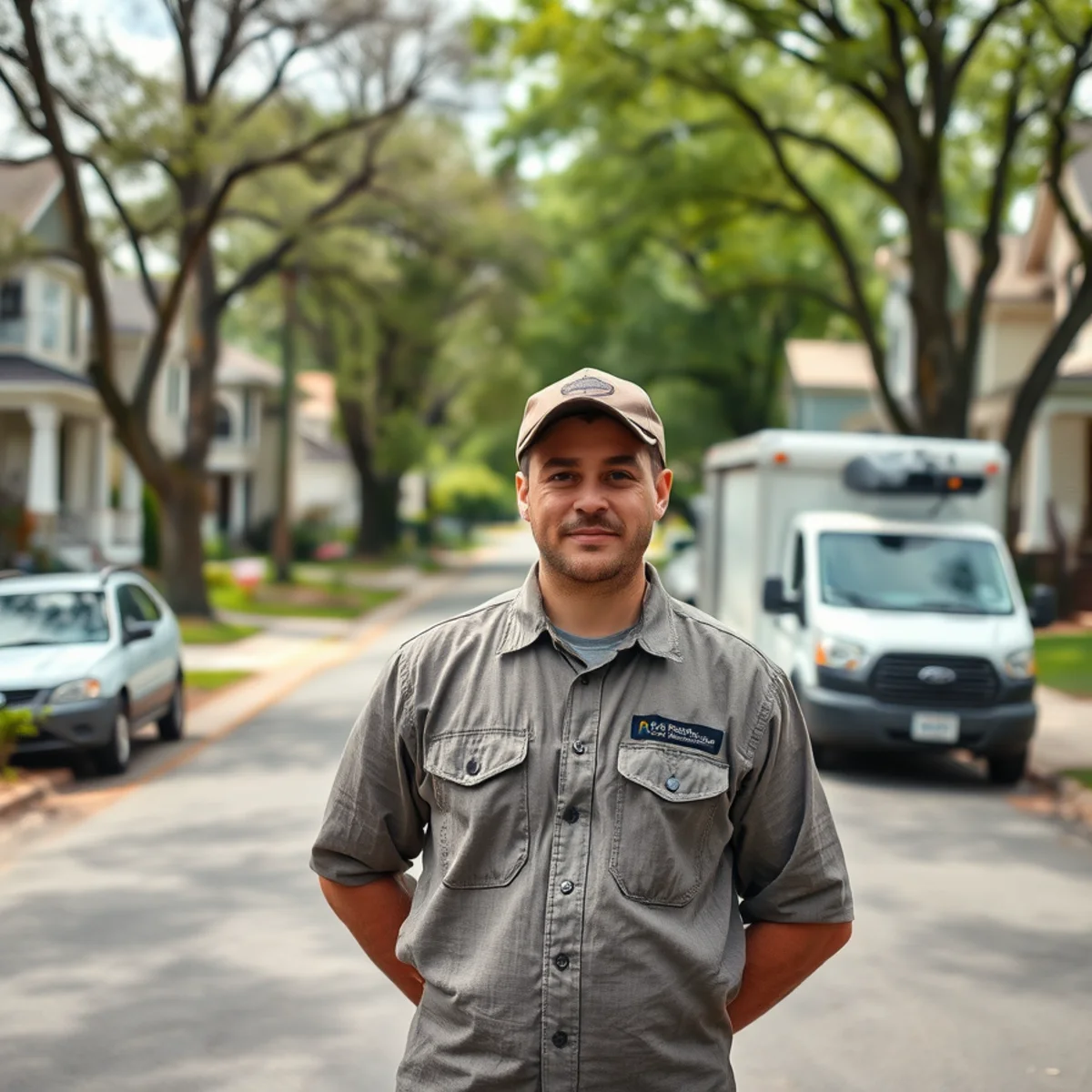 Residential street in Northville, MI where we provide sewer camera inspection