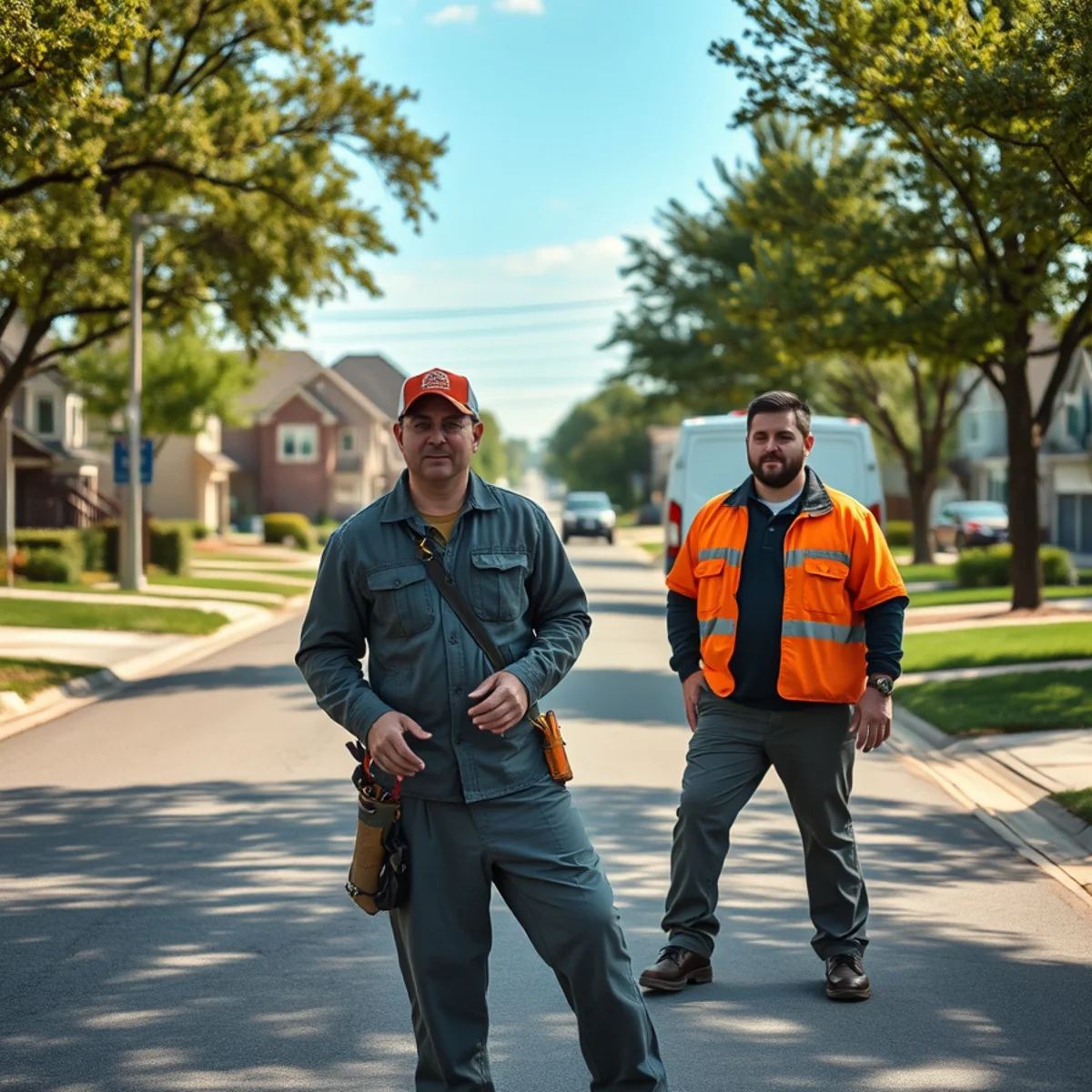 Residential street in Novi, MI where we provide sewer camera inspection