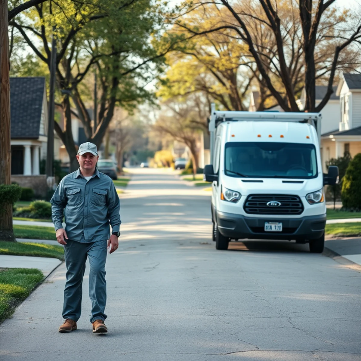 Residential street in Redford, MI where we provide sewer camera inspection
