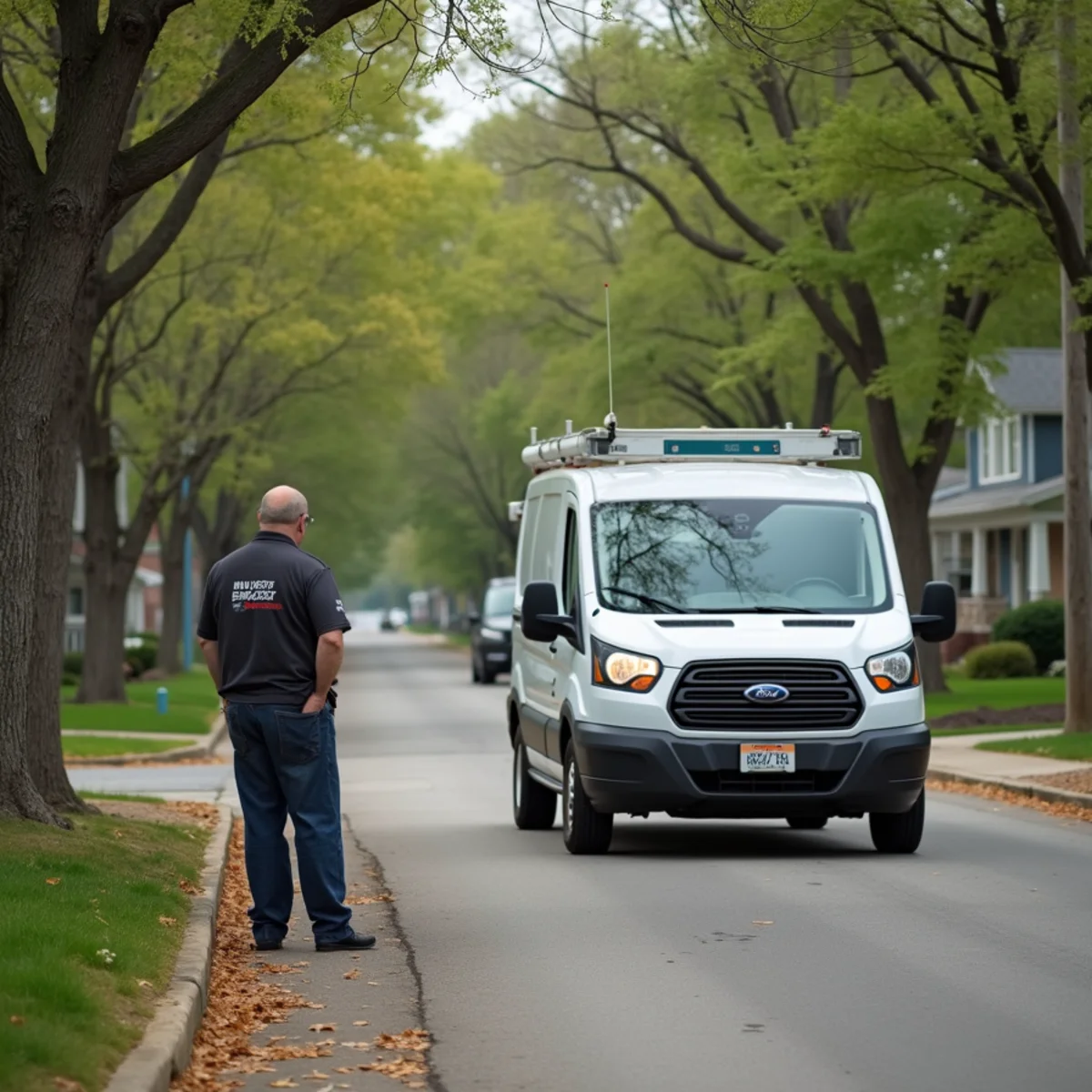 Residential street in Richmond, MI where we provide sewer camera inspection