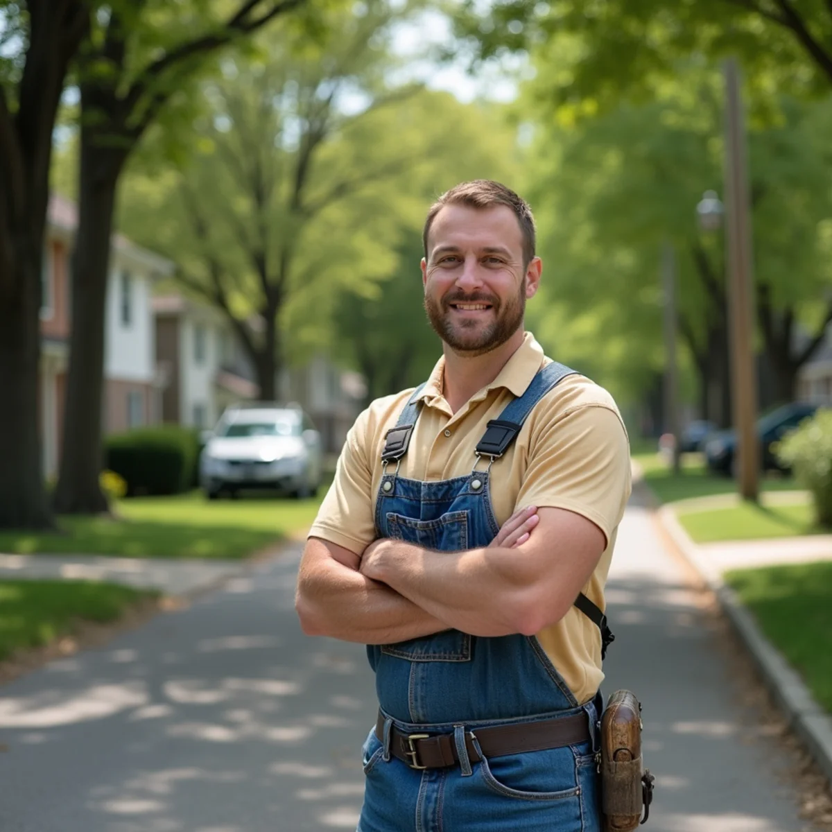 Residential street in Romeo, MI where we provide sewer camera inspection