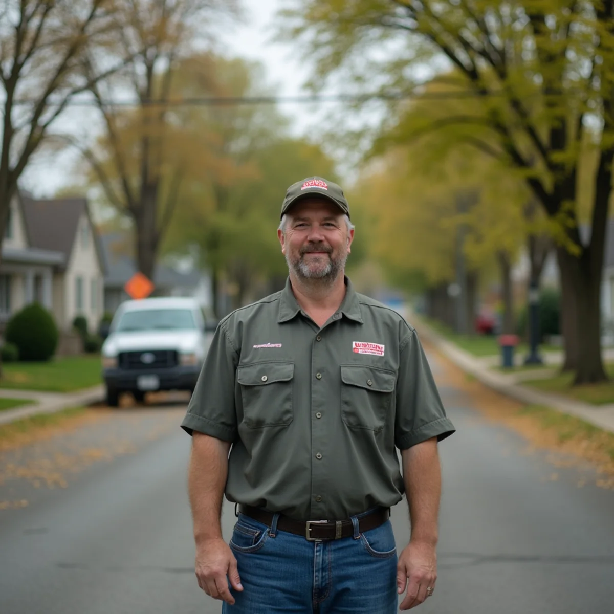 Residential street in Roseville, MI where we provide sewer camera inspection