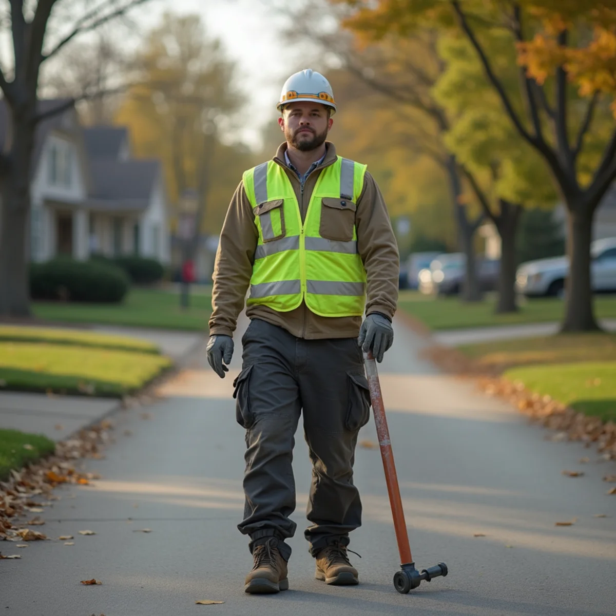 Residential street in Shelby Township, MI where we provide sewer camera inspection