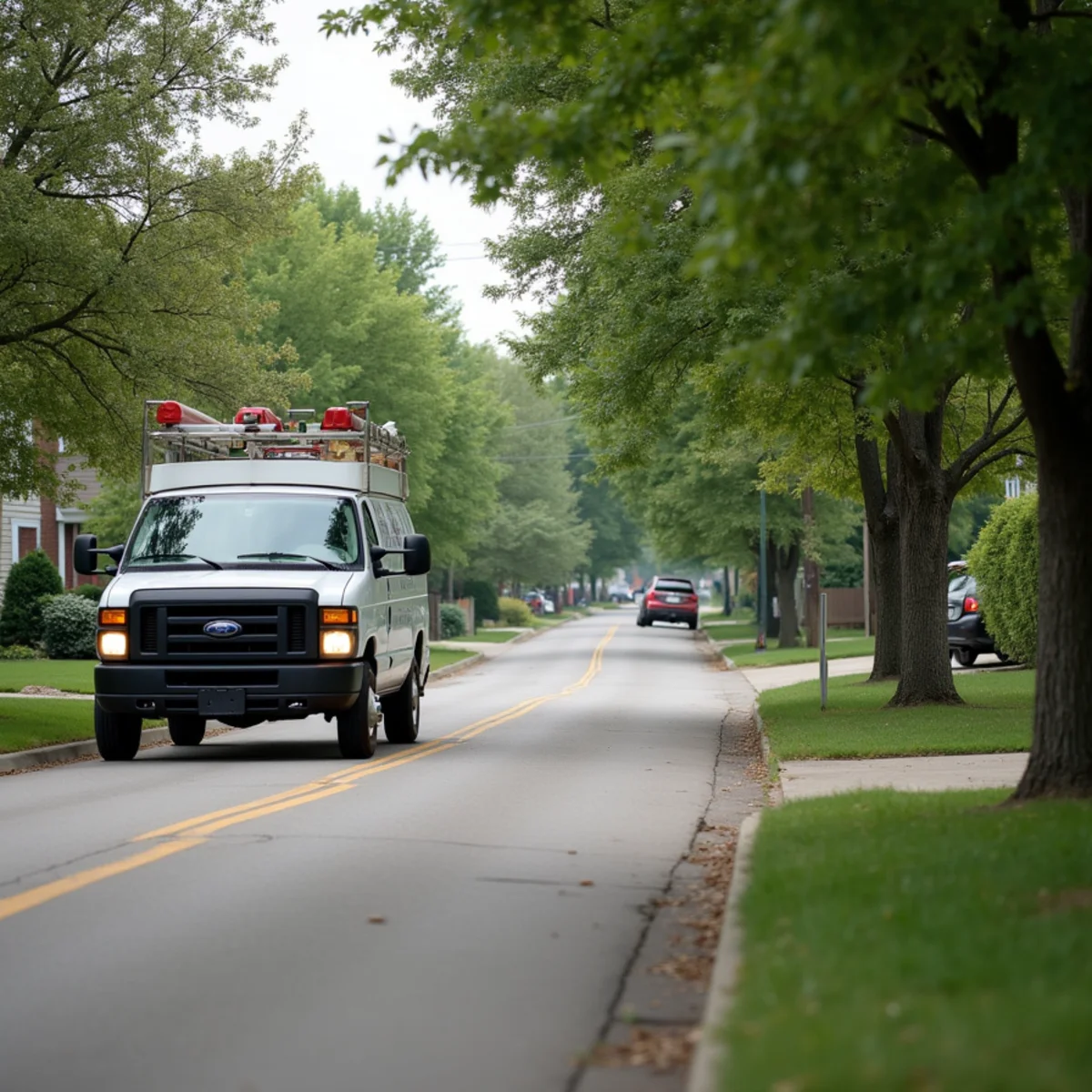 Residential street in St. Clair Shores, MI where we provide sewer camera inspection