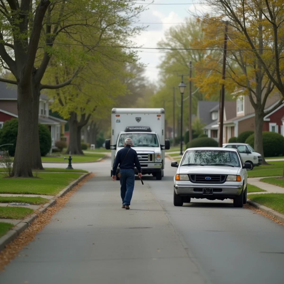 Residential street in Troy, MI where we provide sewer camera inspection