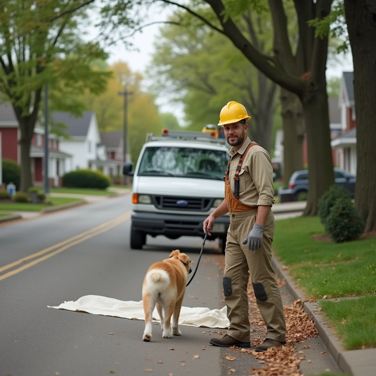 Residential street in Utica, MI where we provide sewer camera inspection