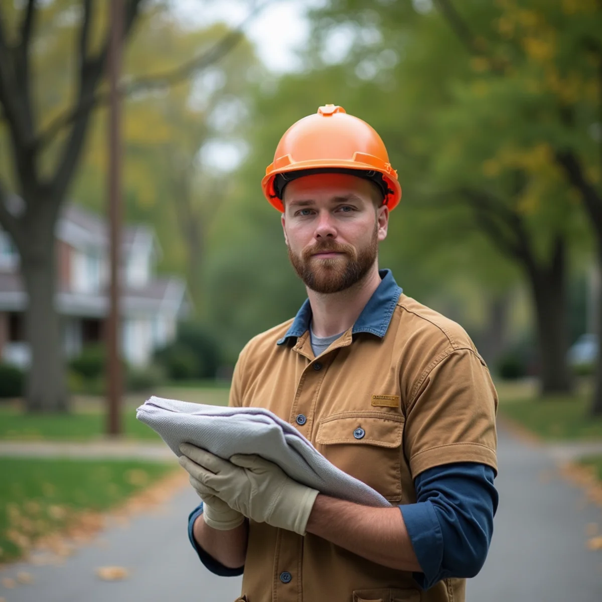Residential street in Washington Township, MI where we provide sewer camera inspection